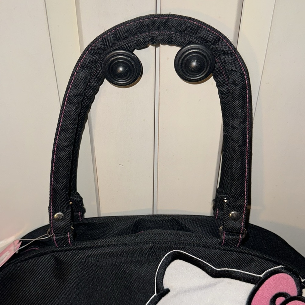 Sanrio HELLO KITTY Boston Bag Bowler Type Shoulder Bag New w/ Tags Y2K Sanrio - Picture 8 of 17